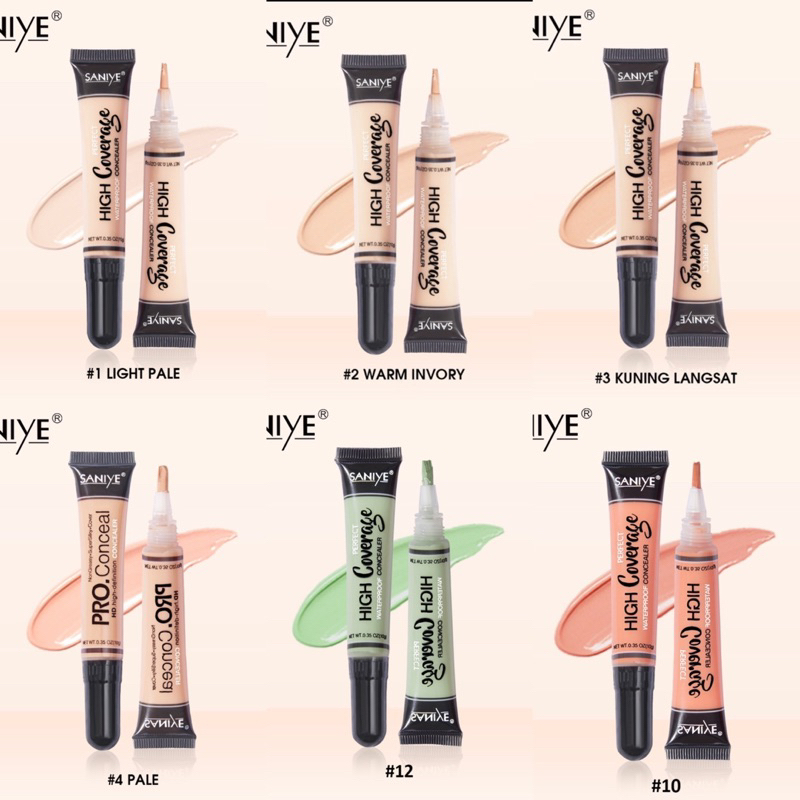 READY SANIYE ORANGE GRATIS ONGKIR LENGKAP WARNA ORANGE HIJAU READY SANIYE &amp; WARNA LAIN{Bisa pilih warna instant COD Medan Termurah}[ Per Pcs ] HD PRO CONCEAL - KISS BEAUTY Pro Concealer HD Definition F8019-48