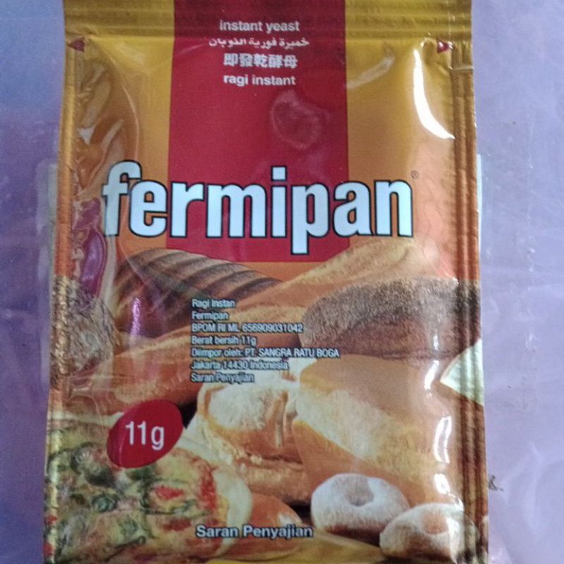 

Fermipan,kemasan sachet 11gram