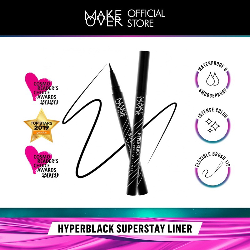 [MAKE OVER] Hyperblack Superstay Liner (eyeliner spidol)
