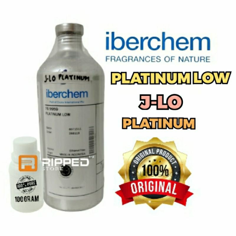 (100 ML) BIBIT PARFUM MURNI PLATINUM LOW JLO PLATINUM BY IBERCHEM ORIGINAL