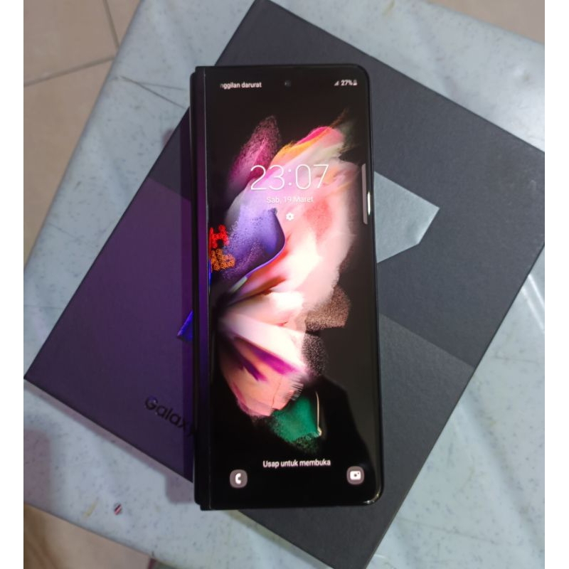 SAMSUNG Z FOLD3 5G 12/256GB SECOND MURAH BERGARANSI