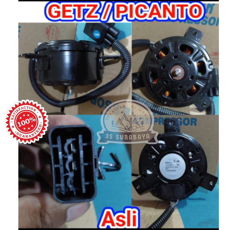 Motor Fan Hyundai Getz Kia Picanto Ac Mobil