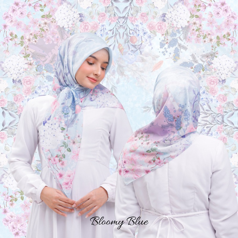 Pre Order Jilbab Printing Bloomy Series Kerudung Printing Kerudung Couple