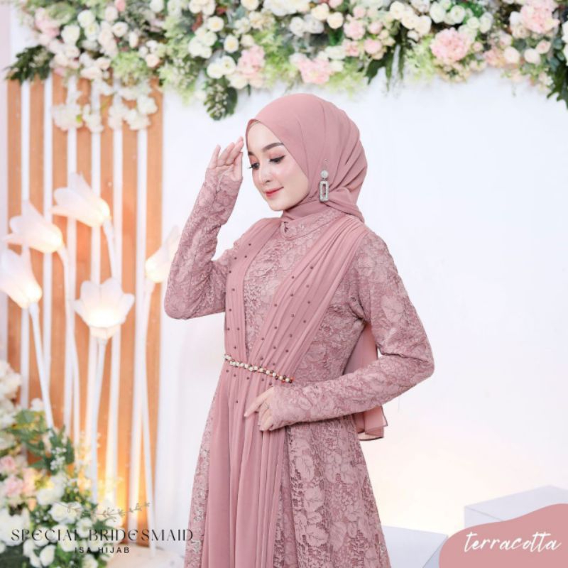BRIDESMAID STYLE 3 Dress Wanita Regiany By Isa Hijab