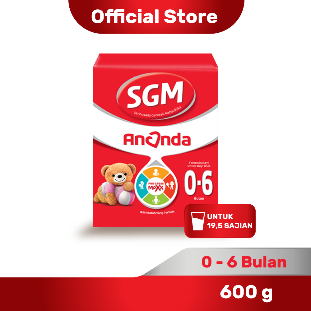 Promo Harga SGM Ananda 1 Formula Bayi 0-6 Bulan 600 gr - Shopee