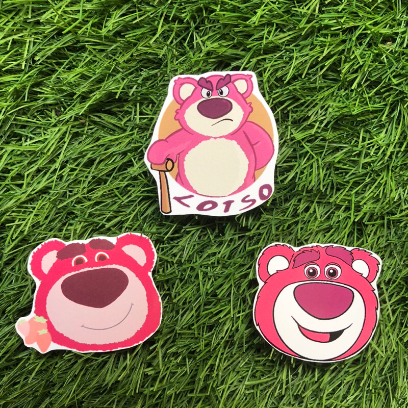 

Stiker Sticker Lotso Kepala Lucu Murah Isi 22pcs