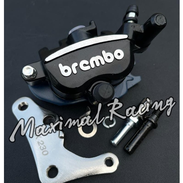 KALIPER BREMBO NMAX OLD NMAX NEW AEROX 155 2 PISTON PLUS BREKET PLUS KAMPAS DEPAN