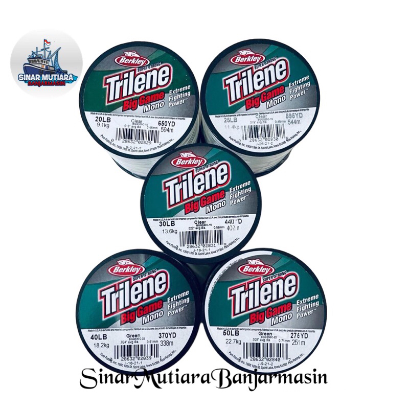 senar / nylon berkley trilene big game mono