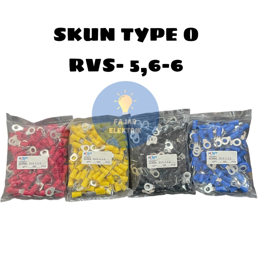 SKUN KABEL TYPE O RVS 3,5 - 5 / RVS 5,5-6 ( 1 PACK / 100 PCS)