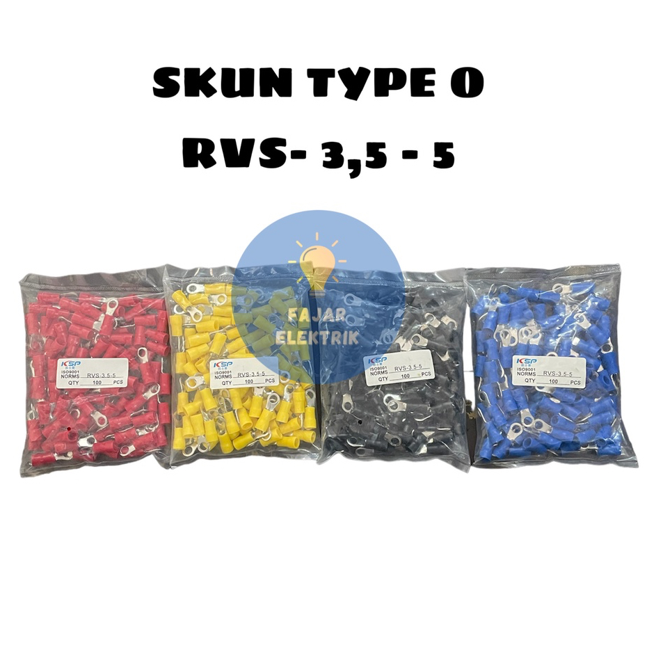 SKUN KABEL TYPE O RVS 3,5 - 5 / RVS 5,5-6 ( 1 PACK / 100 PCS)