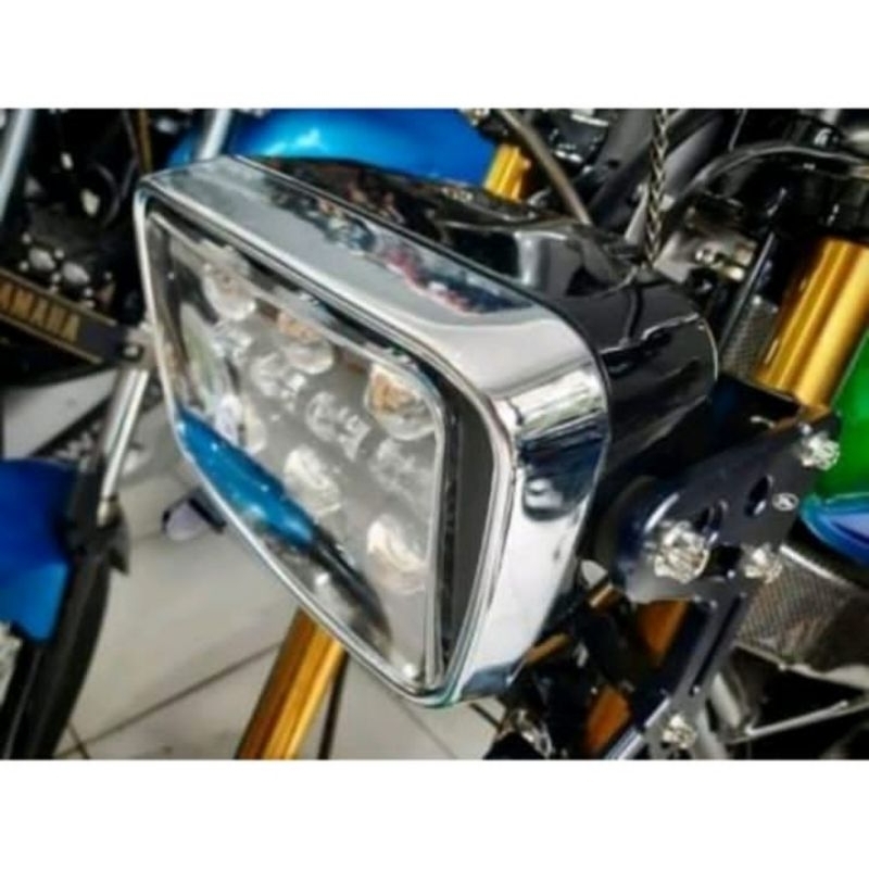 Reflektor Lampu Depan Daymaker Rx-King New Old Plus Breket Dudukan Lampu Kualitas Terbaik