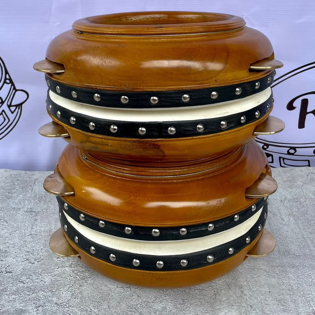 Rebana Hadroh Kualitas Super Kayu Nangka Satu Set Bas Banjari 35 cm