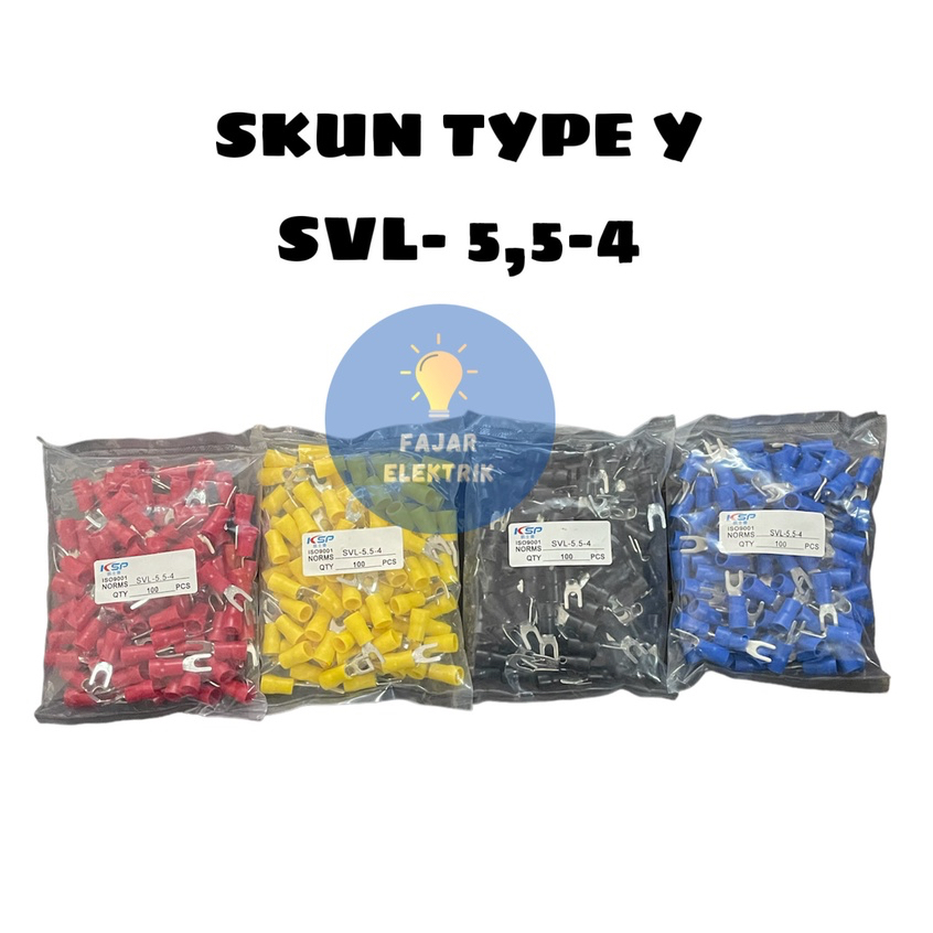 SKUN KABEL KABEL TYPE Y SVS 2-4 / SVL 5,5-4 HARGA PER 1 PCS