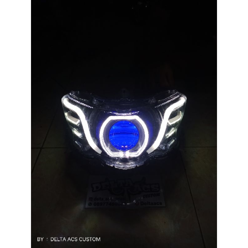 Lampu Projie Biled Shord BMW Mio soul GT / Yamaha Xeon