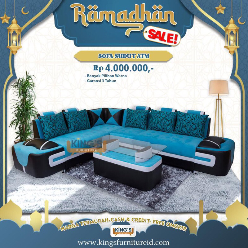 SOFA SUDUT ATM - SOFA MURAH - SOFA KELUARGA - SOFA RUANG TAMU MINIMALIS - SOFA L - SOFA CUSTOM - SOF