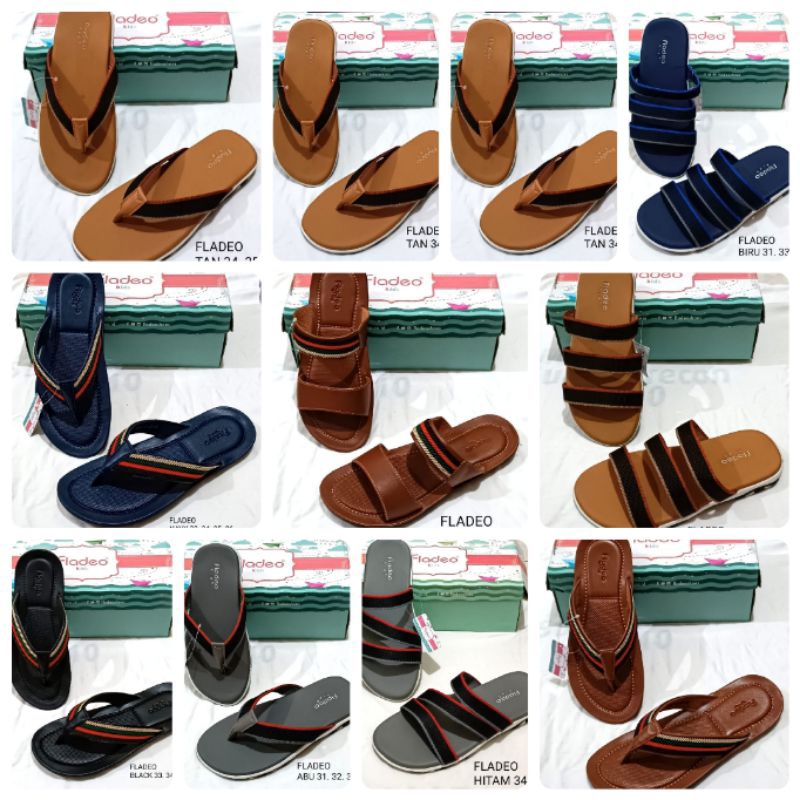 Sandal Japit Selop Anak laki-laki Branded Matahari fladeo