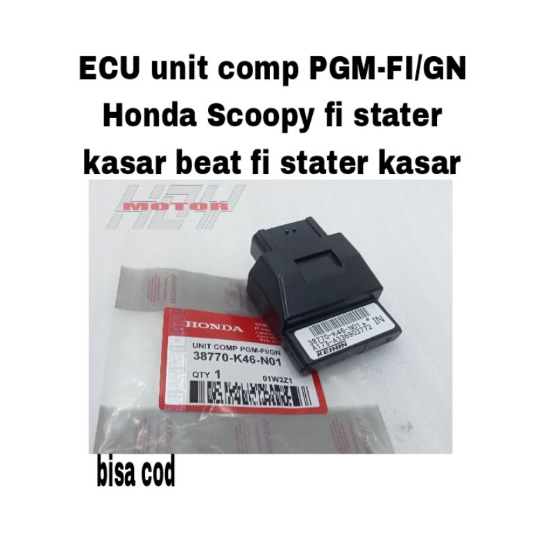 ECU Honda Vario 110 FI LED Scoopy FI Beat FI K46