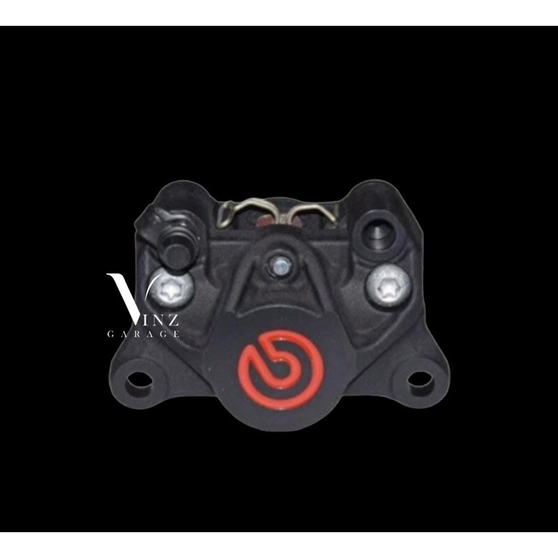 Kaliper Brembo 2P Black Red Logo Kaliper Brembo 2P Original Brembo 2P Black Original Caliper Brembo 