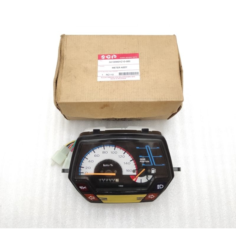 speedometer spidometer assy suzuki crystal RC110 nos malaysia