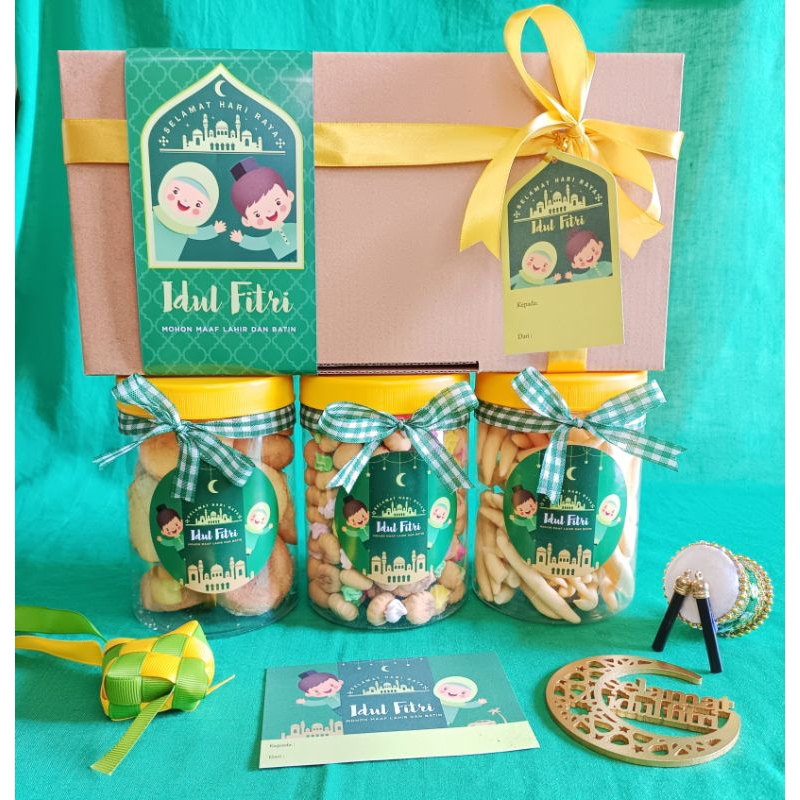 

Parsel Lebaran Hampers Idul Fitri Hadiah Kue Kering Gift Lebaran Paket Kue Kering Kado Ramadhan