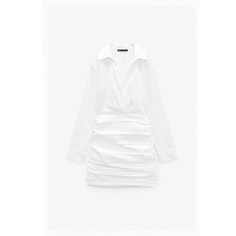 Zara Dress White 100% Original Size XL