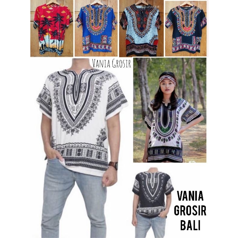 [size XL] KAOS ETNIK DASHIKI BATIK THAILAND ATASAN BOHEMIAN BALI BAJU MALIOBORO BAJU LOMBOK BAJU UJE