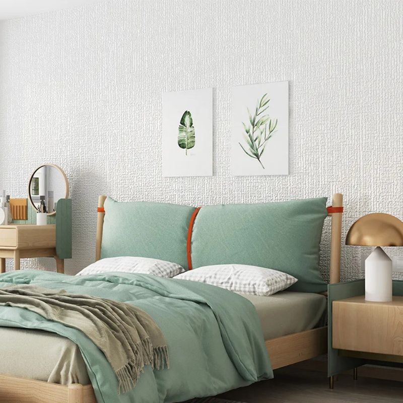 Wallpaper Dinding Linen Foam Aluminium Ukuran 50 cm x 280 cm