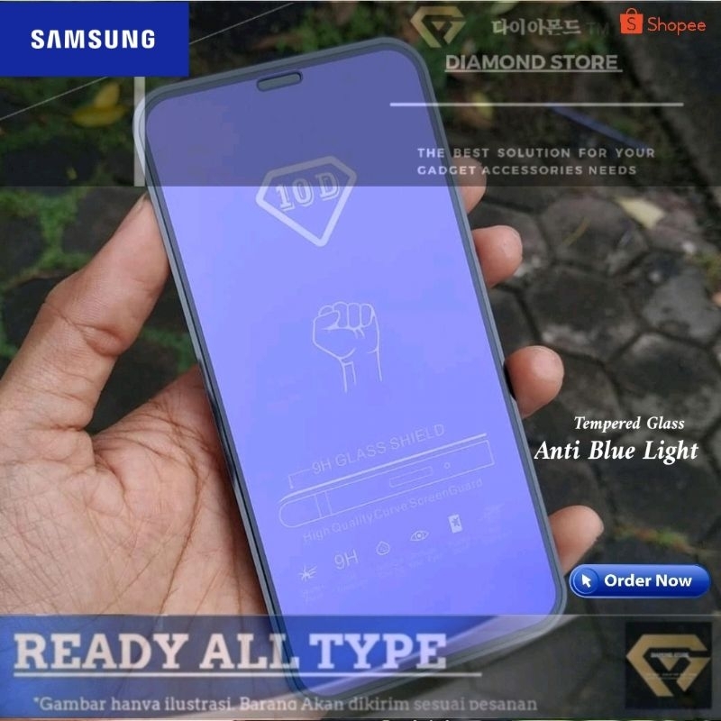 SAMSUNG TEMPERED GLASS ANTI BLUE LIGHT M14 5G A34 A54 A74 5G A80 NOTE 10 LITE 20 S20 FE A04 A01 CORE A10S M10 M20 A21S A22 4G A32 A33 A31 A22 A23 A51 A52S A53 A70 M30S M62 F04 A71 A73 A72 A11 M11 A12 M12 A20 A30 J6+ A20S A50 A50S A30S J6 J4+ M31 A90