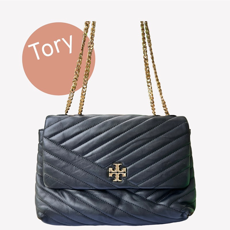 tas tory burch kulit asli shoulder bag leather preloped