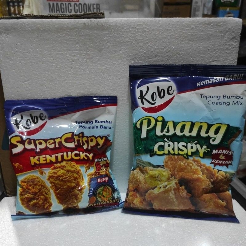 

Kobe Tepung Kentucky Super Crispy 200 gram/ Pisang Crispy 210 gram