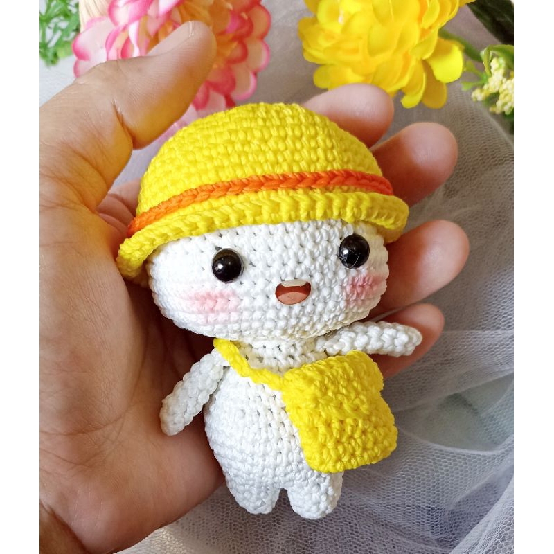 Gantungan Tas / Gantungan Kunci Quby / Pentol Rajut / Pentol Keychain / Pentol Bag Charm