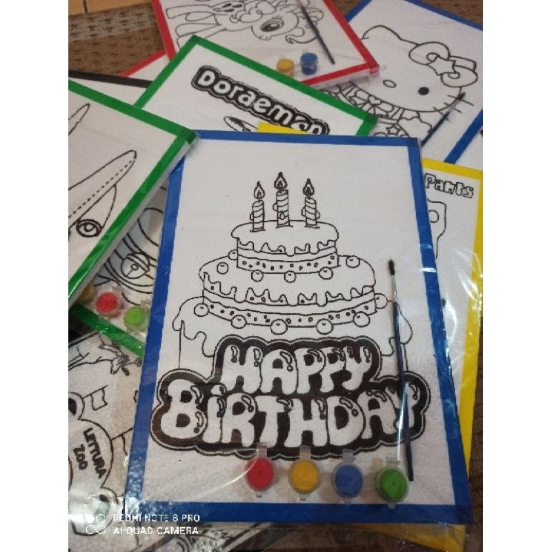 

1 set stereofom list uk 35x25+4warna+kuas
