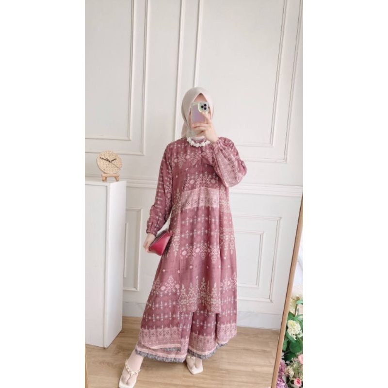 girta velisya zipper long set