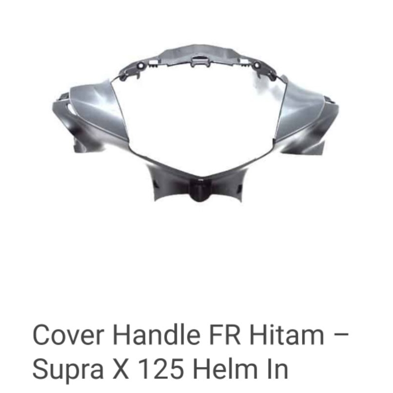 Cover Handle Front AF BK MT Black Metalic Batok Lampu Depan Honda Supra X 125 Helm In 53205-KYZ-900Z