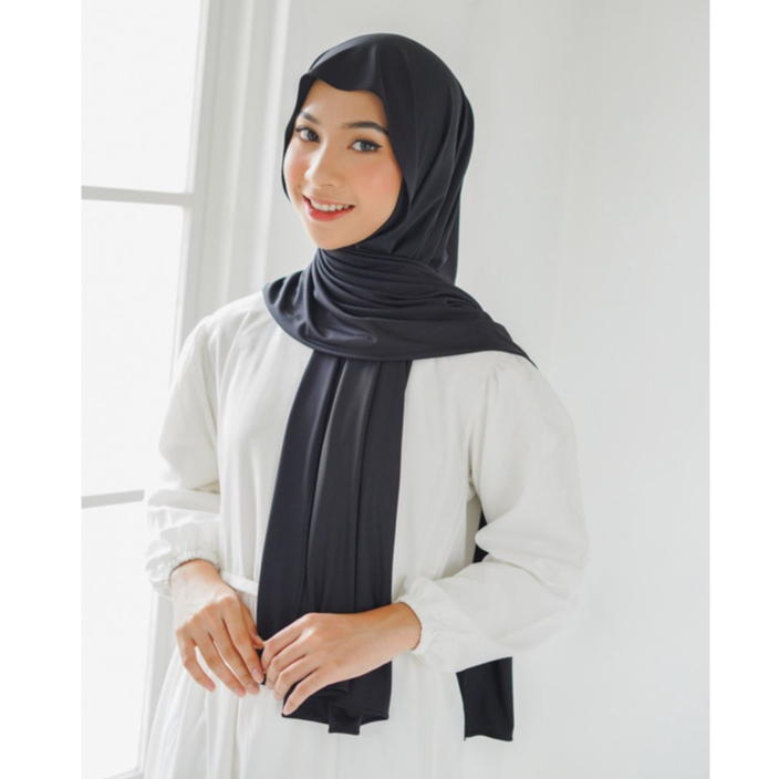 𝗖𝗮𝗿𝗲.𝗶𝗻 Pashmina Jersey Kaos Flowy - Pashmina Letoy / Meleyot 180x75 PREMIUM QUALITY