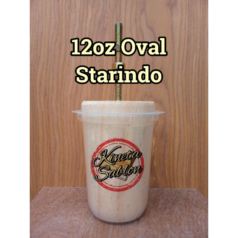 Moulding gelas cup uk 12oz oval merk Starindo