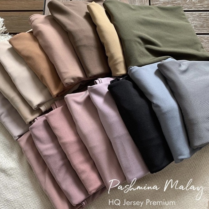 𝗖𝗮𝗿𝗲.𝗶𝗻 Pashmina Jersey Kaos Flowy 180x75 PREMIUM QUALITY