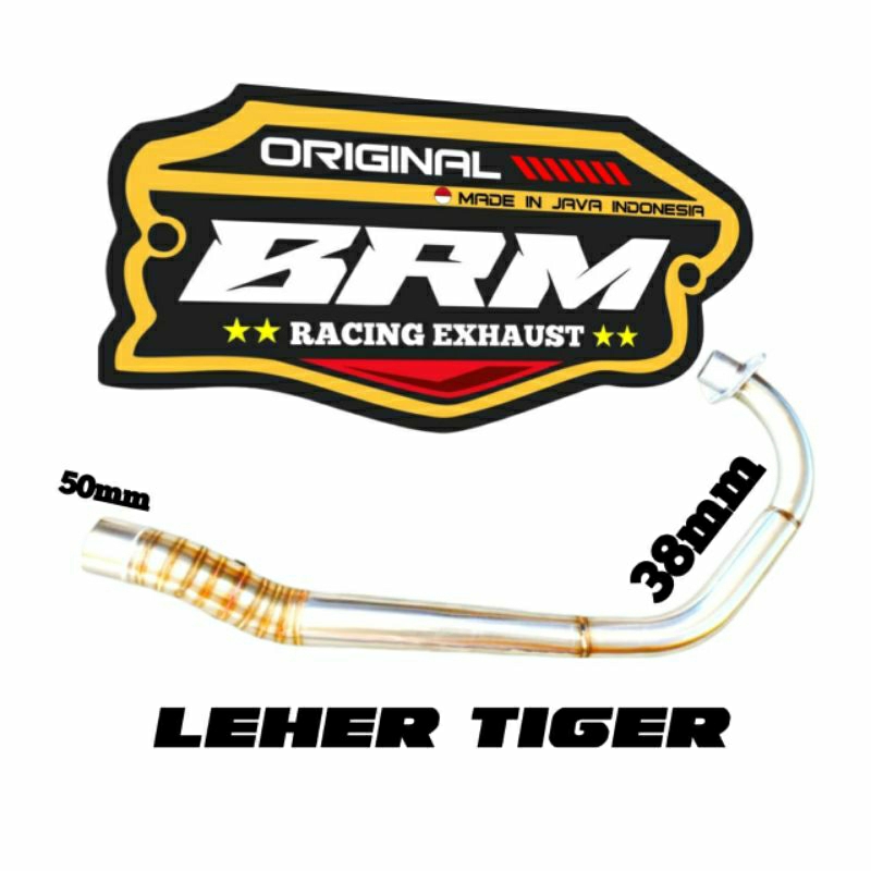 LEHER KNALPOT TIGER SPECK UP