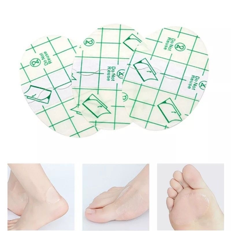 Sticker Pelindung Tumit Sepatu High Heels Protektor Jari Kaki Anti Lecet Isi 5 pcs