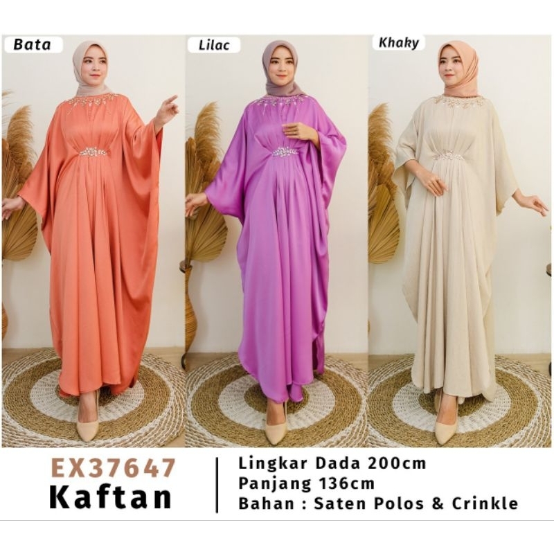 KAFTAN EXTU/ BAJU KAFTAN/ DRESS WANITA / GAMIS KAFTAN
