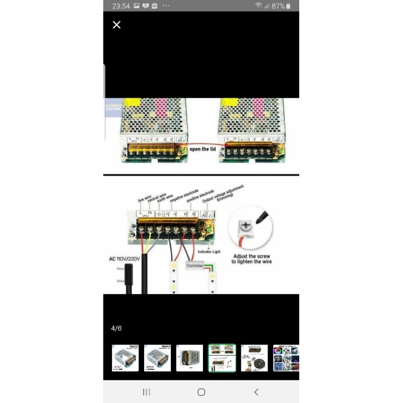 Travo 12V  3A - Power Supply 3A - LED DRIVER - Trafo Led Strip