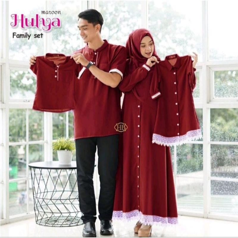 BAJU COUPLE LEBARAN HULYA KEKINIAN TERBARU 2023 SARIMBIT LEBARAN FAMILY SET BAJU COUPLE KELUARGA TER