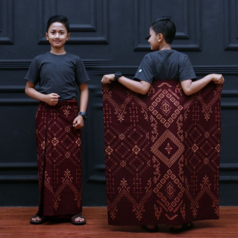 SARUNG BATIK ANAK SD MOTIF BALIMOON