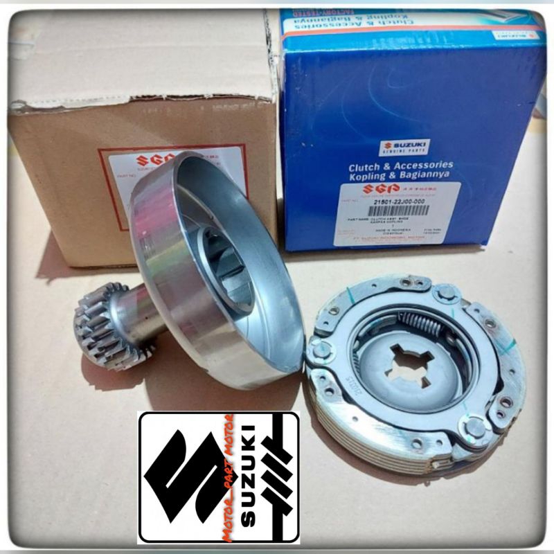 mangkok rumah kampas kopling ganda shooter smash Fi satria Fib115 young star 1 set original Suzuki