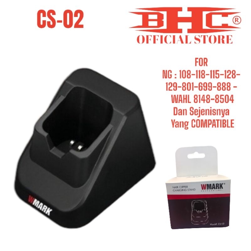 Charger Stand CS-02 untuk mesin magic clip super taper cordless mesin potong cukur  gunting pangkas rambut