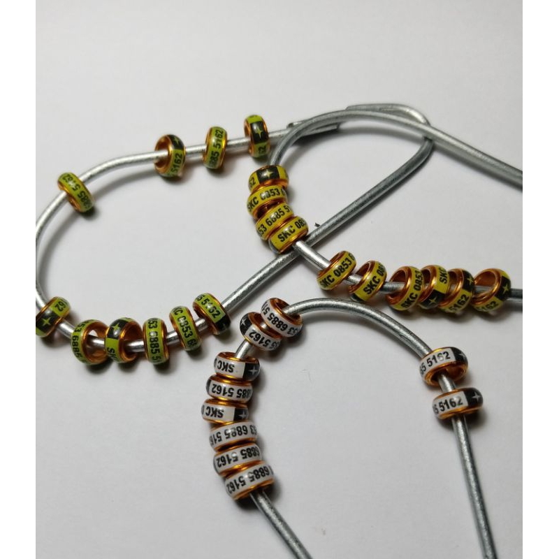 Ring Murai batu model Slim isi 10 , Bisa requst nama