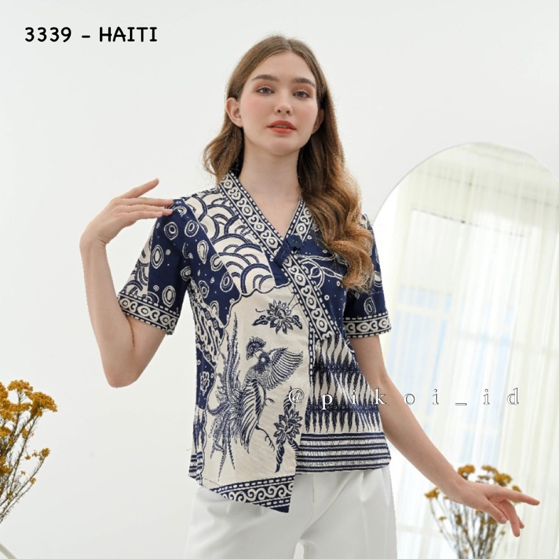 Baju batik wanita / batik modern / atasan batik wanita murah / blouse batik cewe kantor 020 267