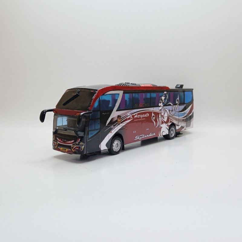 Bus Miniatur Po HARYANTO body Skylander skala 64