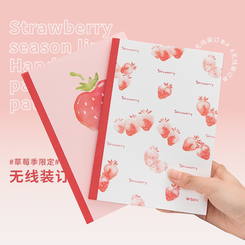 

SWEET BERRY & AVOCADO A5/B5 LINED NOTEBOOK - BUKU TULIS BERGARIS