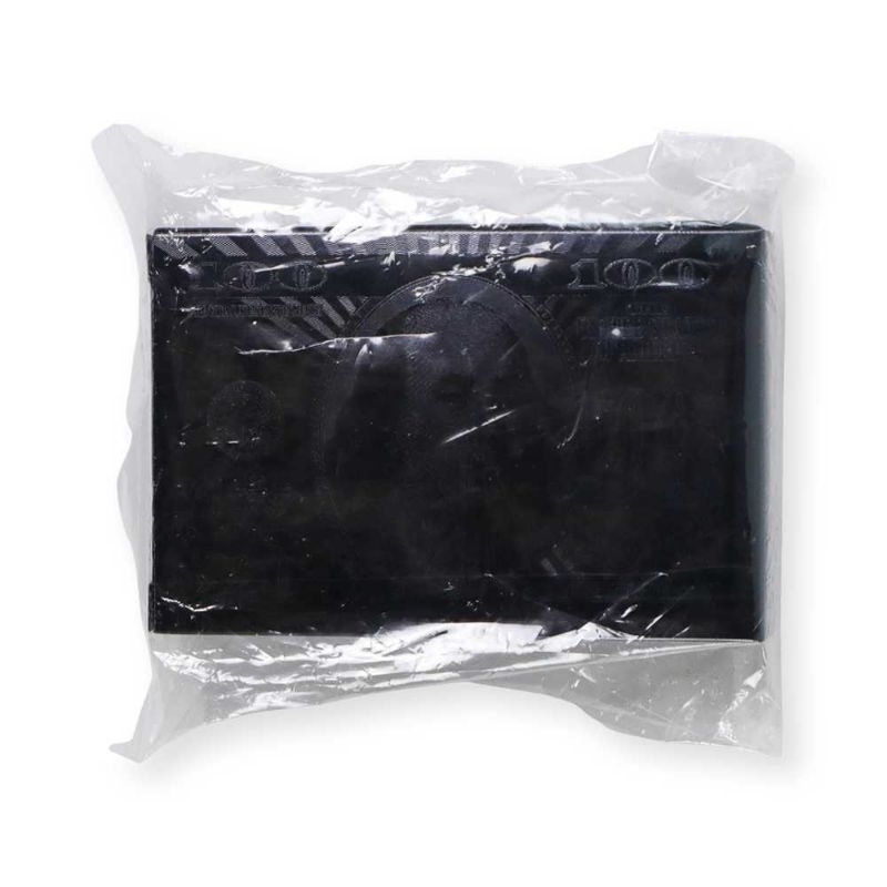 Kartu Remi Poker Bahan Lapisan Foil - TH73A Black Dollar Card